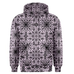 Ornamental Pink Black Men s Pullover Hoodie