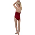 Victorian Paisley Red Go with the Flow One Piece Swimsuit View2