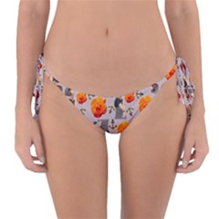 Girl With Roses And Anchors Reversible Bikini Bottom