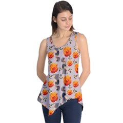 Girl With Roses And Anchors Sleeveless Tunic