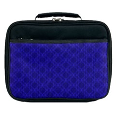 Victorian Paisley Royal Blue Pattern Lunch Bag