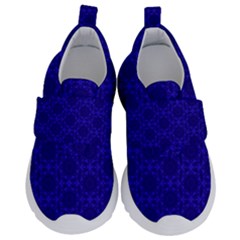 Victorian Paisley Royal Blue Pattern Velcro Strap Shoes by snowwhitegirl