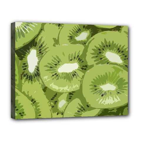 Kiwis Canvas 14  X 11  (stretched)