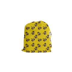 Girl With Popsicle Yello Drawstring Pouch (xs)