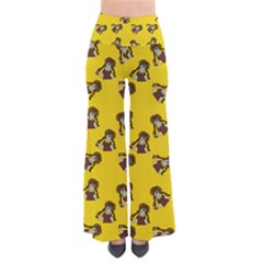 Girl With Popsicle Yello So Vintage Palazzo Pants