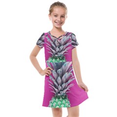 Green Pineapple Kids  Cross Web Dress by snowwhitegirl