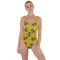 Girl With Popsicle Yellow Floral Bring Sexy Back Swimsuit by snowwhitegirl