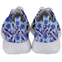 Blue Dot Floral Men s Lightweight Sports Shoes View4