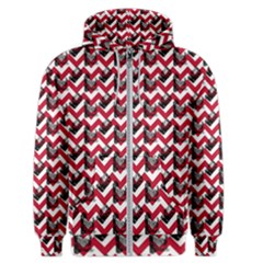 Vintage Camera Chevron Men s Zipper Hoodie