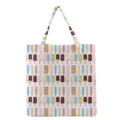 Candy Popsicles White Grocery Tote Bag