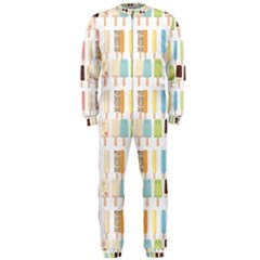 Candy Popsicles White OnePiece Jumpsuit (Men) 