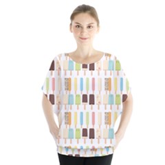 Candy Popsicles White Blouse