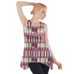 Candy Popsicles Purple Side Drop Tank Tunic by snowwhitegirl