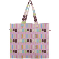 Candy Popsicles Pink Canvas Travel Bag by snowwhitegirl