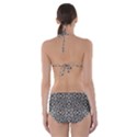 Geometric Stylized Floral Pattern Cut-Out One Piece Swimsuit View2