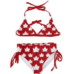  Canada Flag Bathing Suits Kids  Classic Bikini Set by CanadaSouvenirs