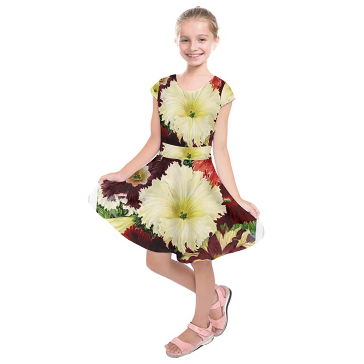 Flowers 1776585 1920 Kids  Short Sleeve Dress