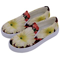 Flowers 1776585 1920 Kids  Canvas Slip Ons