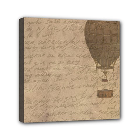 Letter Balloon Mini Canvas 6  x 6  (Stretched)