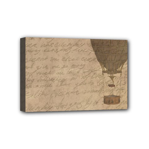 Letter Balloon Mini Canvas 6  x 4  (Stretched)