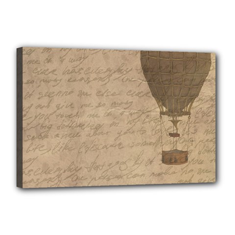 Letter Balloon Canvas 18  x 12  (Stretched)