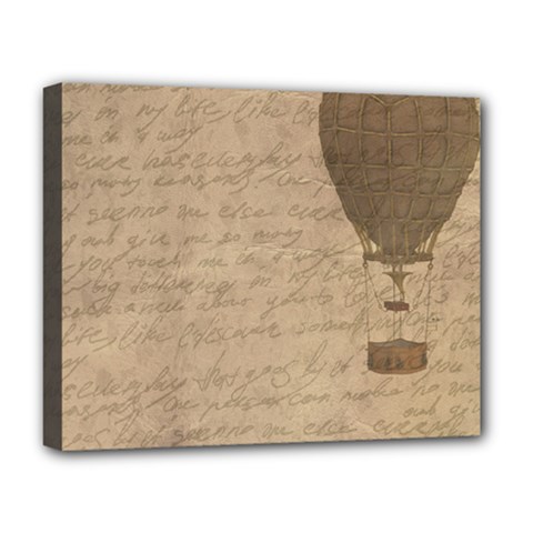 Letter Balloon Deluxe Canvas 20  x 16  (Stretched)