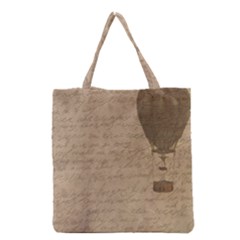 Letter Balloon Grocery Tote Bag