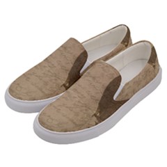 Letter Balloon Men s Canvas Slip Ons