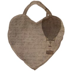 Letter Balloon Giant Heart Shaped Tote