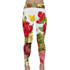 Flower Bouquet 1131891 1920 Classic Yoga Leggings by vintage2030