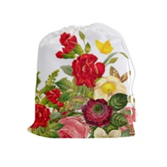 Flower Bouquet 1131891 1920 Drawstring Pouch (xl) by vintage2030