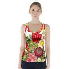 Flower Bouquet 1131891 1920 Racer Back Sports Top by vintage2030