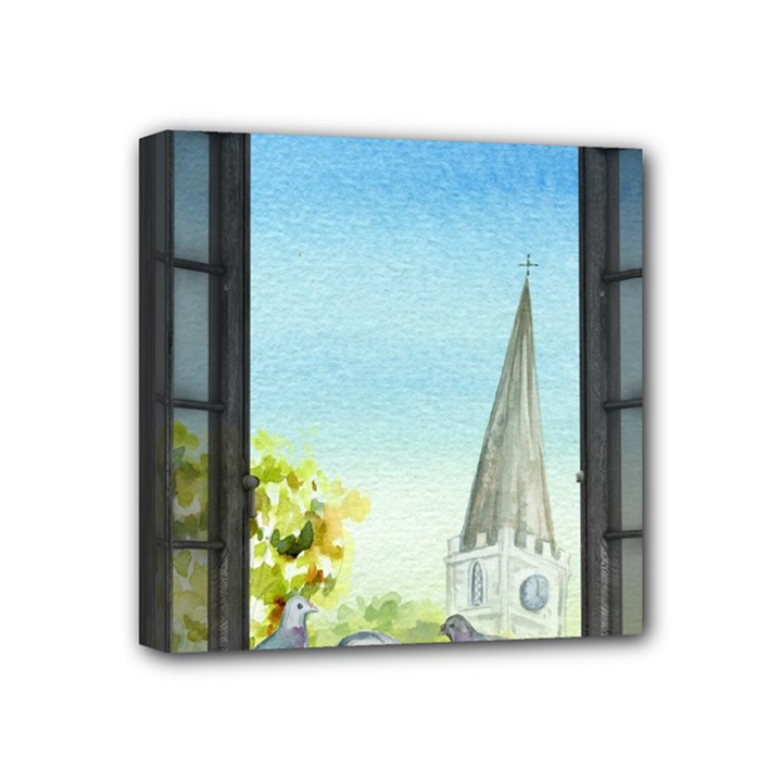 Town 1660455 1920 Mini Canvas 4  x 4  (Stretched)