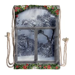 Winter 1660924 1920 Drawstring Bag (large) by vintage2030