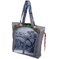 Winter 1660924 1920 Drawstring Tote Bag by vintage2030