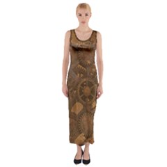 Background 1660920 1920 Fitted Maxi Dress