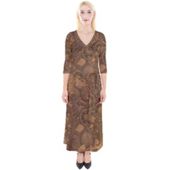 Background 1660920 1920 Quarter Sleeve Wrap Maxi Dress by vintage2030