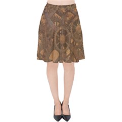 Background 1660920 1920 Velvet High Waist Skirt