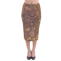 Background 1660920 1920 Velvet Midi Pencil Skirt