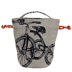 Tricycle 1515859 1280 Drawstring Bucket Bag by vintage2030