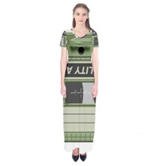 Cassette 40267 1280 Short Sleeve Maxi Dress by vintage2030