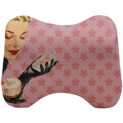 Vintage Lady Head Support Cushion by vintage2030