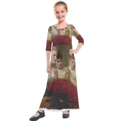 Vintage 1501598 1280 Kids  Quarter Sleeve Maxi Dress by vintage2030