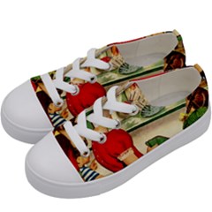 Retro Childrean Kids  Low Top Canvas Sneakers by vintage2030