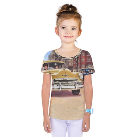 Retro Cars Kids  One Piece Tee by vintage2030