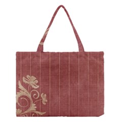 Floral Mauve Medium Tote Bag