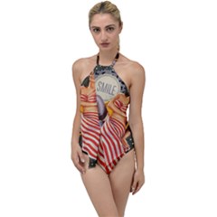 Retro 1410650 1920 Go With The Flow One Piece Swimsuit by vintage2030