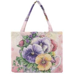 Lowers Pansy Mini Tote Bag