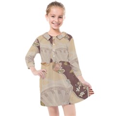 Vintage 1370065 1920 Kids  Quarter Sleeve Shirt Dress by vintage2030