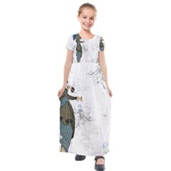 Vintage 1409215 1920 Kids  Short Sleeve Maxi Dress by vintage2030